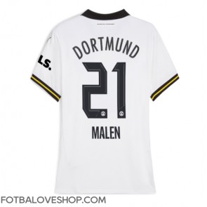 Borussia Dortmund Donyell Malen #21 Dámské Alternativní Dres 2024-25 Krátký Rukáv