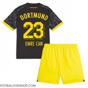 Borussia Dortmund Emre Can #23 Dětské Venkovní Dres 2023-24 Krátký Rukáv (+ trenýrky)