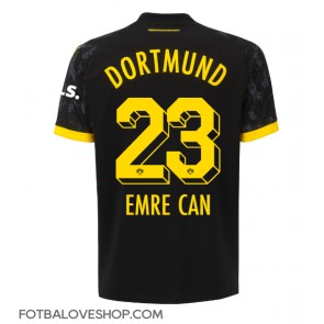 Borussia Dortmund Emre Can #23 Venkovní Dres 2023-24 Krátký Rukáv
