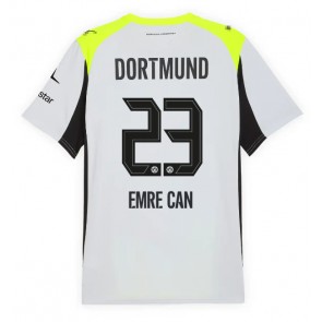 Borussia Dortmund Emre Can #23 Venkovní Dres 2025-26 Krátký Rukáv