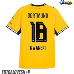 Borussia Dortmund Ethan Nwaneri #18 Domácí Dres 2026-27 Krátký Rukáv