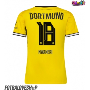 Borussia Dortmund Ethan Nwaneri #18 Dámské Domácí Dres 2026-27 Krátký Rukáv