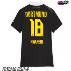 Borussia Dortmund Ethan Nwaneri #18 Dámské Venkovní Dres 2026-27 Krátký Rukáv