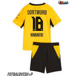 Borussia Dortmund Ethan Nwaneri #18 Dětské Domácí Dres 2026-27 Krátký Rukáv (+ trenýrky)