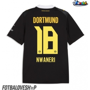 Borussia Dortmund Ethan Nwaneri #18 Venkovní Dres 2026-27 Krátký Rukáv