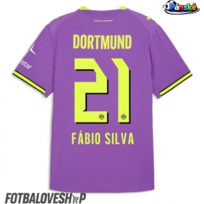 Borussia Dortmund Fabio Silva #21 Alternativní Dres 2026-27 Krátký Rukáv