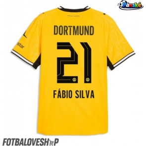 Borussia Dortmund Fabio Silva #21 Domácí Dres 2026-27 Krátký Rukáv