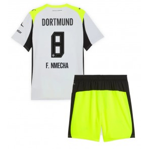 Borussia Dortmund Felix Nmecha #8 Dětské Venkovní Dres 2025-26 Krátký Rukáv (+ trenýrky)
