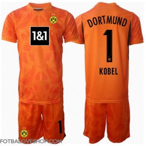 Borussia Dortmund Gregor Kobel #1 Brankářské Dětské Alternativní Dres 2024-25 Krátký Rukáv (+ trenýrky)