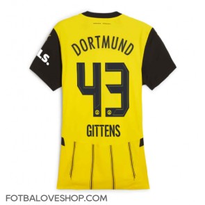 Borussia Dortmund Jamie Bynoe-Gittens #43 Dámské Domácí Dres 2024-25 Krátký Rukáv