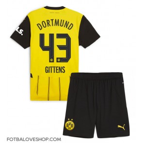 Borussia Dortmund Jamie Bynoe-Gittens #43 Dětské Domácí Dres 2024-25 Krátký Rukáv (+ trenýrky)