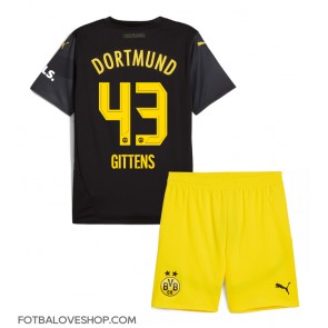 Borussia Dortmund Jamie Bynoe-Gittens #43 Dětské Venkovní Dres 2024-25 Krátký Rukáv (+ trenýrky)