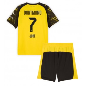 Borussia Dortmund Jobe Bellingham #7 Dětské Domácí Dres 2025-26 Krátký Rukáv (+ trenýrky)