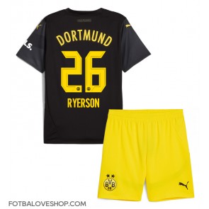 Borussia Dortmund Julian Ryerson #26 Dětské Venkovní Dres 2024-25 Krátký Rukáv (+ trenýrky)