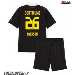 Borussia Dortmund Julian Ryerson #26 Dětské Venkovní Dres 2026-27 Krátký Rukáv (+ trenýrky)