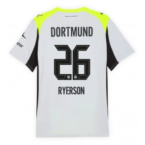 Borussia Dortmund Julian Ryerson #26 Venkovní Dres 2025-26 Krátký Rukáv