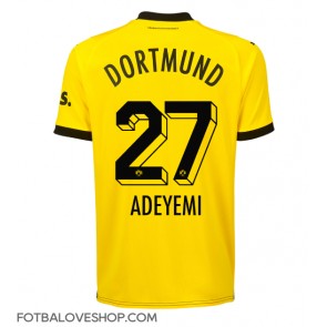 Borussia Dortmund Karim Adeyemi #27 Domácí Dres 2023-24 Krátký Rukáv