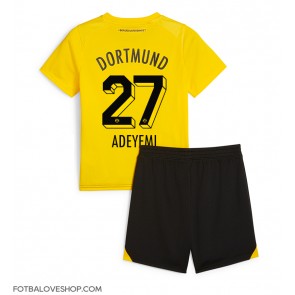 Borussia Dortmund Karim Adeyemi #27 Dětské Domácí Dres 2023-24 Krátký Rukáv (+ trenýrky)