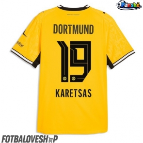 Borussia Dortmund Konstantinos Karetsas #19 Domácí Dres 2026-27 Krátký Rukáv