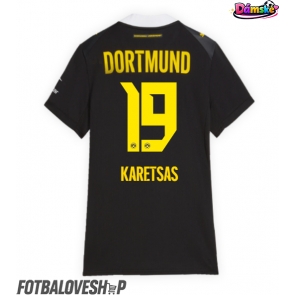 Borussia Dortmund Konstantinos Karetsas #19 Dámské Venkovní Dres 2026-27 Krátký Rukáv