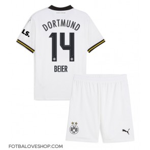 Borussia Dortmund Maximilian Beier #14 Dětské Alternativní Dres 2024-25 Krátký Rukáv (+ trenýrky)