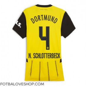 Borussia Dortmund Nico Schlotterbeck #4 Dámské Domácí Dres 2024-25 Krátký Rukáv