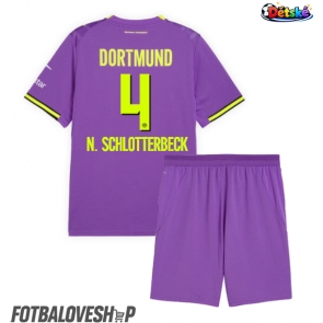 Borussia Dortmund Nico Schlotterbeck #4 Dětské Alternativní Dres 2026-27 Krátký Rukáv (+ trenýrky)