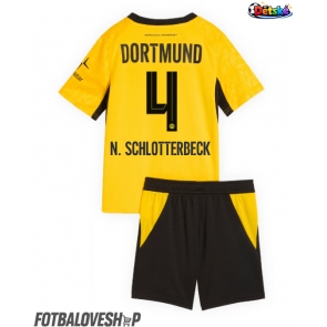 Borussia Dortmund Nico Schlotterbeck #4 Dětské Domácí Dres 2026-27 Krátký Rukáv (+ trenýrky)