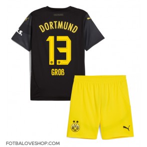 Borussia Dortmund Pascal Gross #13 Dětské Venkovní Dres 2024-25 Krátký Rukáv (+ trenýrky)