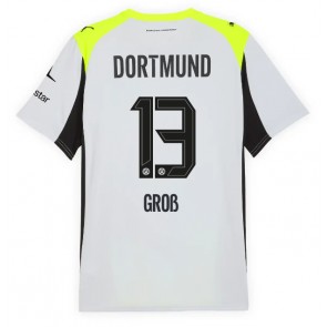 Borussia Dortmund Pascal Gross #13 Venkovní Dres 2025-26 Krátký Rukáv