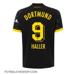 Borussia Dortmund Sebastien Haller #9 Venkovní Dres 2023-24 Krátký Rukáv