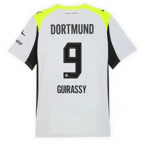 Borussia Dortmund Serhou Guirassy #9 Venkovní Dres 2025-26 Krátký Rukáv
