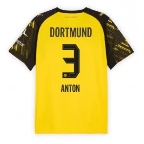 Borussia Dortmund Waldemar Anton #3 Domácí Dres 2025-26 Krátký Rukáv