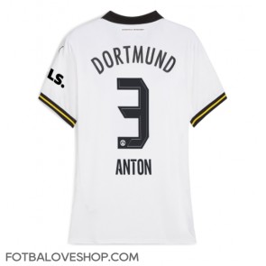 Borussia Dortmund Waldemar Anton #3 Dámské Alternativní Dres 2024-25 Krátký Rukáv