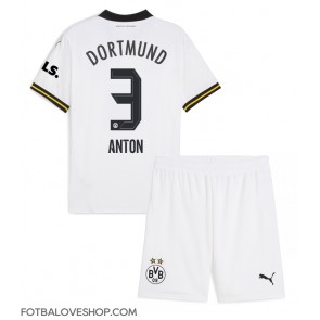 Borussia Dortmund Waldemar Anton #3 Dětské Alternativní Dres 2024-25 Krátký Rukáv (+ trenýrky)