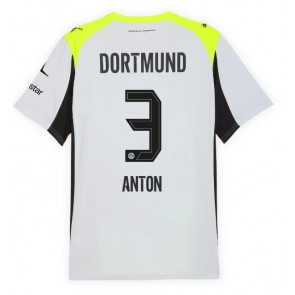 Borussia Dortmund Waldemar Anton #3 Venkovní Dres 2025-26 Krátký Rukáv