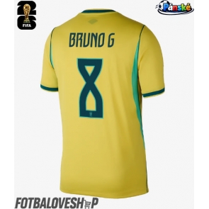 Brazílie Bruno Guimaraes #8 Domácí Dres MS 2026 Krátký Rukáv