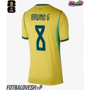 Brazílie Bruno Guimaraes #8 Dámské Domácí Dres MS 2026 Krátký Rukáv
