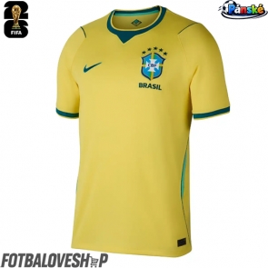 Brazílie Domácí Dres MS 2026 Krátký Rukáv