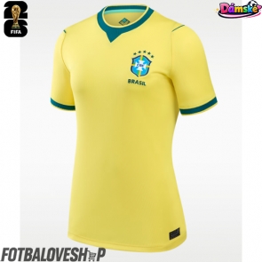 Brazílie Dámské Domácí Dres MS 2026 Krátký Rukáv