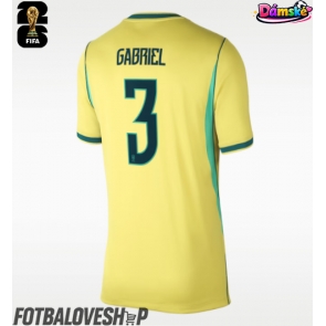 Brazílie Gabriel Magalhaes #3 Dámské Domácí Dres MS 2026 Krátký Rukáv