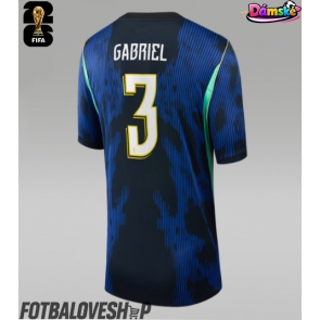 Brazílie Gabriel Magalhaes #3 Dámské Venkovní Dres MS 2026 Krátký Rukáv