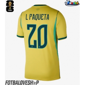 Brazílie Lucas Paqueta #20 Domácí Dres MS 2026 Krátký Rukáv