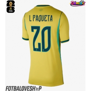 Brazílie Lucas Paqueta #20 Dámské Domácí Dres MS 2026 Krátký Rukáv