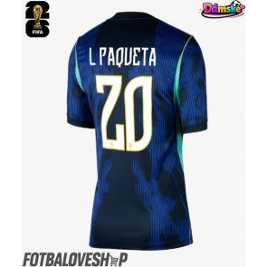 Brazílie Lucas Paqueta #20 Dámské Venkovní Dres MS 2026 Krátký Rukáv