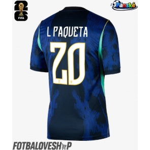 Brazílie Lucas Paqueta #20 Venkovní Dres MS 2026 Krátký Rukáv