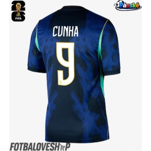 Brazílie Matheus Cunha #9 Venkovní Dres MS 2026 Krátký Rukáv