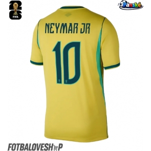 Brazílie Neymar Jr #10 Domácí Dres MS 2026 Krátký Rukáv
