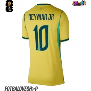 Brazílie Neymar Jr #10 Dámské Domácí Dres MS 2026 Krátký Rukáv