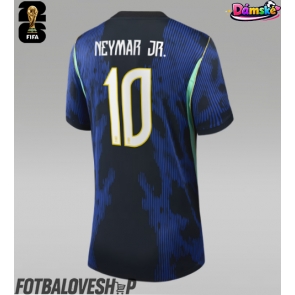 Brazílie Neymar Jr #10 Dámské Venkovní Dres MS 2026 Krátký Rukáv